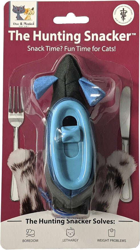 SPOT Doc and Phoebe's Cat Hunting Snacker, Interactive Indoor Treat Dispenser, Pack of 1 Mouse