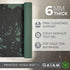 Gaiam Yoga Mat - Premium 6mm Print Extra Thick Non-Slip Exercise & Fitness Mat for Yoga, Pilates & Floor Workouts (68"L