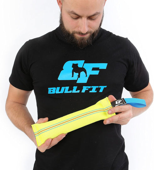 Durable Dog Bite Tug Toy 12 inches - Interactive Toys for Medium to Large Dogs - Safe Fire Hose Tug with Strong Handle