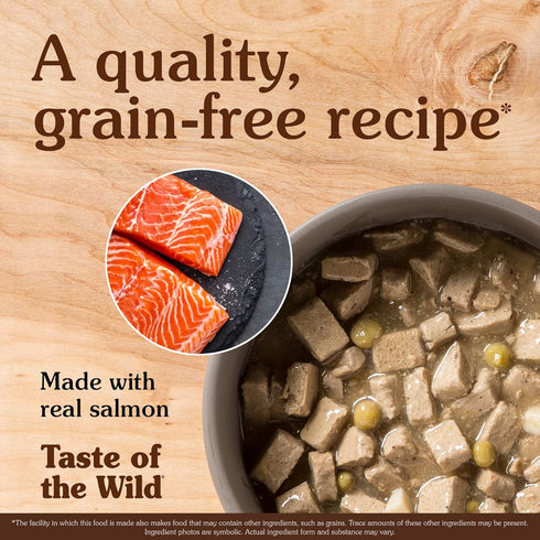 Taste Of The Wild Premium Wet Canned Stew Dog Food, Grain Free Real Meat Recipe, (12) 13.2 oz. Cans