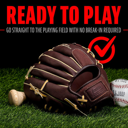 Franklin Sports RTP Pro Baseball Gloves, Infield & Outfield Fielding Glove