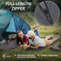 Sleeping Bag Liner and Camping Sheet, Silk Like Material with Full Length Zipper for Travel