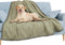 PAVILIA WATERPROOF Blanket for Couch, Dog Blanket for Large Dog, Plush Soft Sherpa Bed Throw, Taupe, 60x80