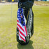 Golf Club Brush and American Flag Golf Towels - Cleaning Kit with Strong Magnet for Golf Clubs or Bag