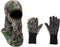 North Mountain Gear Camouflage Hunting Gloves and Face Mask Set - Quiet and Breathable