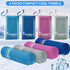 SYOURSELF Cooling Towels for Neck, 4 Pack 40" x 12" Soft Breathable Towel for Instant Cooling Relief