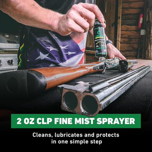 2 oz Clenzoil Field & Range Fine Mist Sprayer - CLP Gun Lubricant - Premium Firearm Maintenance - Rust Preventative