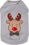 Blueberry Pet Soft & Comfy Ultimate All-Weather Christmas Reindeer Pullover Dog Sweatshirt Jacket, Back Length 16",