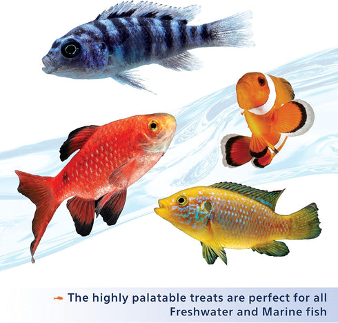 Aqueon Stick'ems Freeze-Dried Color Boosting Pet Fish Treat, 0.42 oz