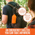 Go Time Gear Life Tent Emergency Survival Shelter – 2 Person Emergency Tent – Use As Survival Tent, Emergency Shelter, Tube Tent, Survival Tarp - includes Survival Whistle & Paracord by Go Time Gear