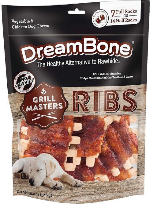 DreamBone Rawhide-Free Grill Masters, Real Meat and Vegetables Chew Treat