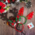 Aneco 3 Pack Christmas Reindeer Dog Headband, Puppy Xmas Antlers Holiday Pet Costume Accessory