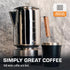 Bozeman 3 [9 COLETTI Induction Coffee Maker Percolator Coffee Pot, Coffee Percolator Brews Kinds of Ways: Fire