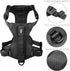 TUG Grab Dog Harness with Integrated Traffic Leash, Magnetically Attached for Quick Control, Medium/Black