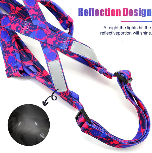 PET ARTIST Speed Training Dog Weight Pulling Harness for Medium and Large Dogs, Pink, XL