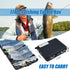 SILANON Fishing Tackle Kit with 174pcs Swivels, Sinker Slides, 3 Way Swivels, Duo Lock Snaps, Barrel Snap Swivels in