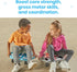 hand2mind Blue Plane Glider Scooter Board, Floor Scooter Board, Gross Motor Toys, Kids Exercise & Physical Education