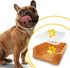 Lutema Training Dog Potty Tray for Small & Medium Puppies - Orange Brown