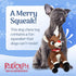Rudolph The Red-Nosed Reindeer Plush Dog Toy, 9" Squeaker, Holiday Toys for Pets, Christmas Dog Toys