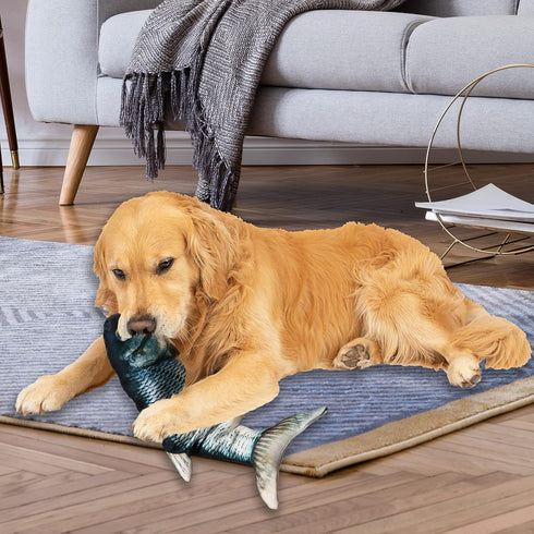 Flopping Fish Electric Dog Toy - Realistic Moving Fish for Small and Medium Dogs - Interactive Chew Toy