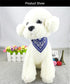Deep Blue Fashion Dog Bandana Collar with Puppy Bandana for Medium Dogs