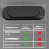 45 lbs HEKAGURA Gun Magnet Mount, Rating Magnetic Gun Mount for Car, Car Holster with Rubber Coating for Car Truck