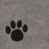 Bone Dry Pet Robe Collection - Embroidered Microfiber Bath Robe for Dogs & Cats, Medium, Gray