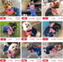 Small Dog Hoodie Clothes Cute Stripe Shirts Denim Jumpsuit One-Piece Outfit for Small Medium Dogs Cats Boy Girl