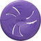 Indestructible Dog Flying Disc, Interactive Soft Lightweight Flyer for Medium Large Dogs, 9 inch (Purple)