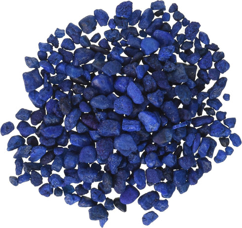 Aquarium Gravel - Marine Blue, 2-Pound, Premium Fish Tank Gravel, Decorative Aquarium Rocks, Fish Tank Accessories