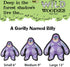 Durable Dog Toy with Squeaker | Tough Chew Toy, Wild Woodies - A Gorilly Named Billy Medium 9"