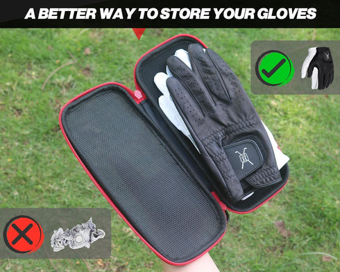 Handy Picks Performance Golf Glove Case, Holder That Protects and Keeps Golf Gloves Neat and Dry