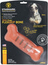 Starmark Treat Ringer FlexGrip Bone, Large, Red