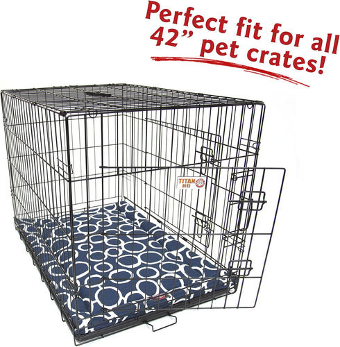 Majestic Pet Products 42" Fusion Navy Crate Dog Bed Mat