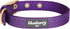 Blueberry Pet 6 Colors Designer Mixed Metallic Thread Adjustable Dog Collar, Dazzling Tinsel Purple with Metal Buckle,