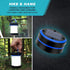 KIZEN Solar Camping Lantern - LED Emergency Flashlight, Collapsible Lamp, Rechargeable with Solar or Plug