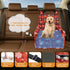 CABZOON 35lbs,Elevated 2 Christmas Dog Car Seat for Small/Medium Dogs Up to Cushion Fits in Front/Back Seat,Travel