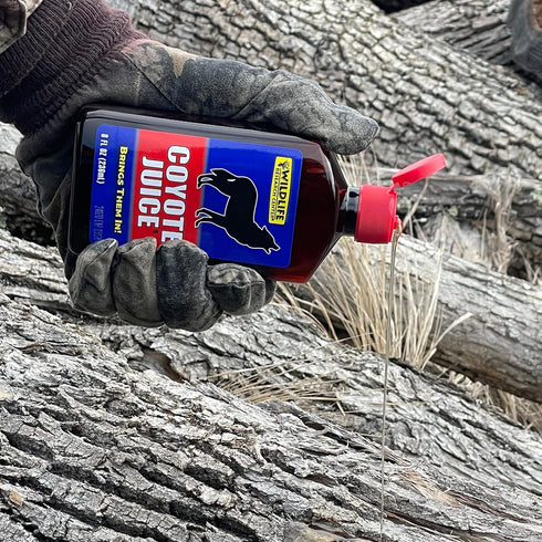 Setups, 8 OZ WILDLIFE RESEARCH CENTER Coyote Juice, Predator Calling Scent for Realistic Appeals to Territorial