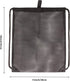 HAOGUAGUA 2-PACK Mesh Drawstring Bag, Mesh String Bag for Gym Laundry, Seashell and Beach Finds, Mushroom Hunting Bag