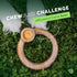 Benebone Medium Ring Durable Dog Chew Toy, Real Bacon, Made in USA