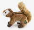 goDog Wildlife Chipmunk Squeaky Plush Dog Toy, Large, Chew Guard Technology, Brown