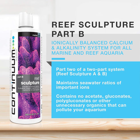 Continuum Aquatics Sculpture Part B Liquid for Aquarium, 16.9-Ounce