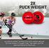 (4) Franklin Sports NHL Hockey Stick Handling Balls - Hockey Training Aids for Stick Handling + Hands Practice - On +