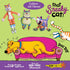FUZZU Durable Dog Toy with Squeaker, Floppy Tough Chew Toy, That Sneaky Cat! - Medium