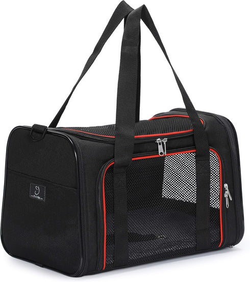 A4Pet Airline Approved Cat Carrier - Removable Soft-Sided Portable Pet Travel Carrier for Kittens, Puppies, and Rabbits
