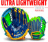 Franklin Sports Kids Baseball Glove + Ball Set, Meshtek Youth Teeball Gloves, Left + Right Hand, 9.5" Inch
