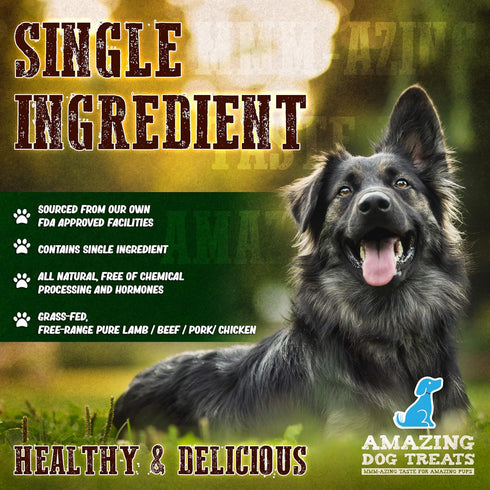 Amazing Dog Treats - Chicken Feet Dog Treats (25 Count) - All Natural, Premium Quality Chicken Feet Chews
