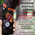 WAUDOG Waterproof Dog Collar - Heavy Duty Adjustable Collar for Large, Medium, Small Dogs - Durable Metal Clasp & QR