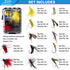 PLUSINNO Fly Fishing Flies Kit, 26/78Pcs Handmade Trout Bass Fishing Gear with Dry/Wet Flies, Streamers, Fly Box