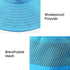 Muryobao Women Ponytail Sun Hat, Summer UV Protection Cap, Foldable Mesh Wide Brim Bucket Hat